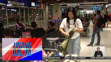Mga pasahero, inagahan ang pagpunta sa PITX ngayong Martes Santo para siguradong makabiyahe | UB