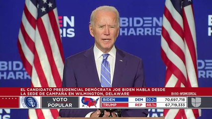 Download Video: Joe Biden habla un día después de las elecciones