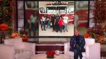 The Ellen Show: Ellen envía a una familia merecedora en sus primeras vacaciones