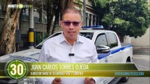 37 motos fueron inmovilizadas en nuevo operativo contra la invasión al carril exclusivo de Metroplús en Medellín