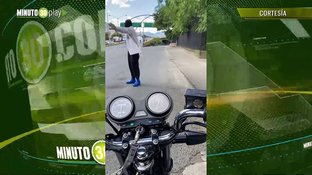 disturbios en la regional en la altura de la Universidad Nacional