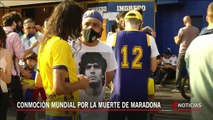 Conmoción mundial ante la muerte de Diego Armando Maradona
