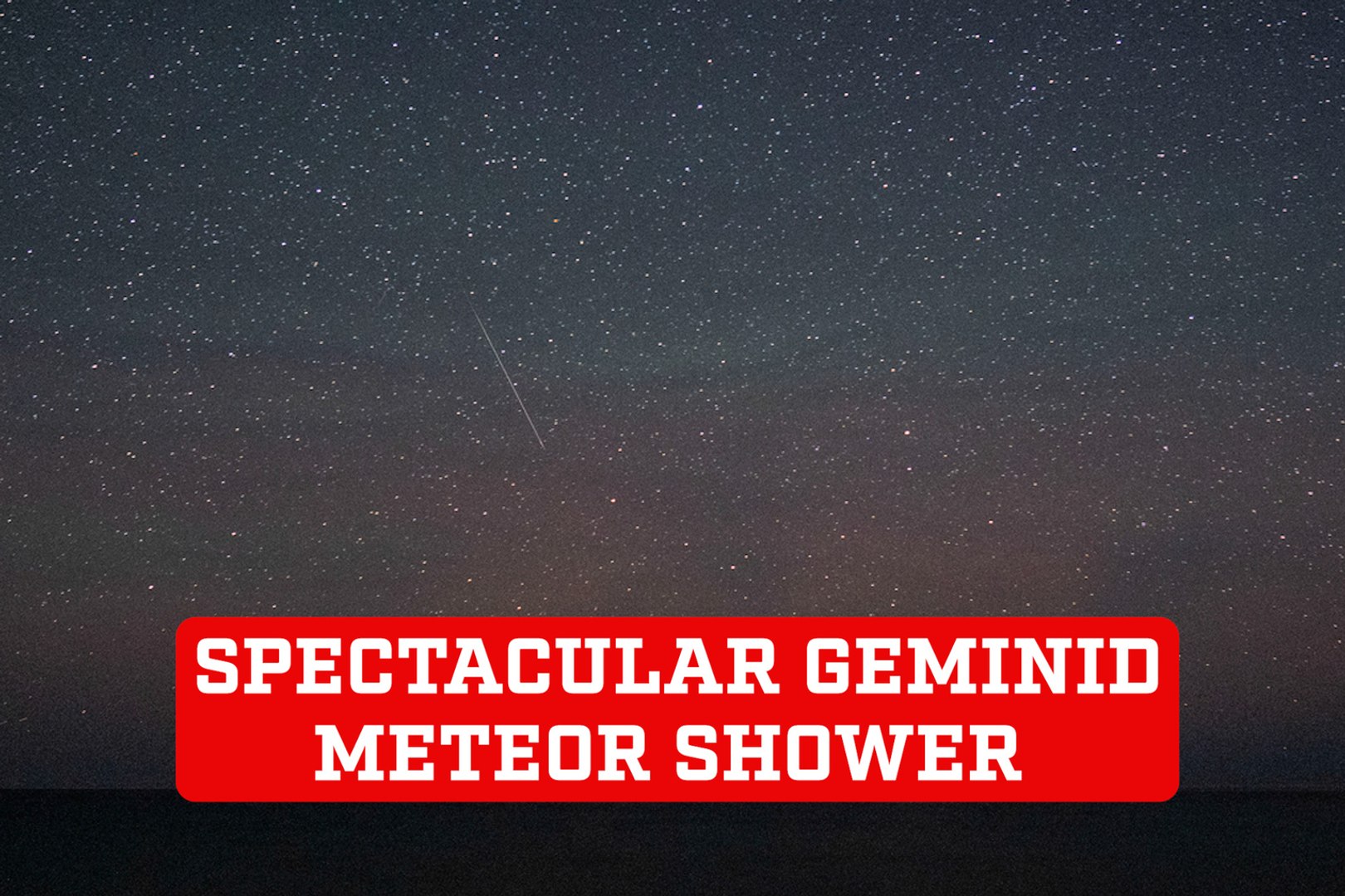 Geminid meteor shower, captivating video reveals spectacular cosmic
