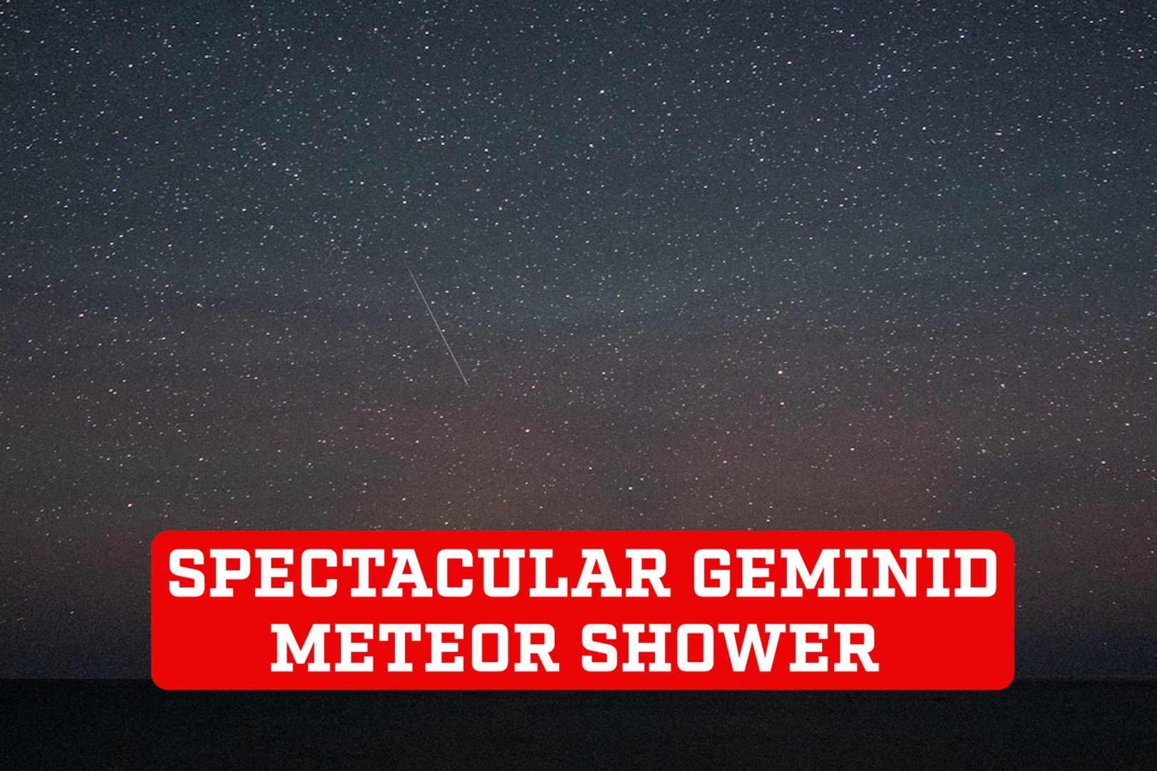 Geminid meteor shower, captivating video reveals spectacular cosmic display