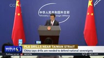 China says drills in areas around Taiwan Strait are needed to defend national sovereignty