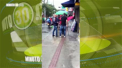 A palo atendieron a un presunto ladrón en el centro de Medellín