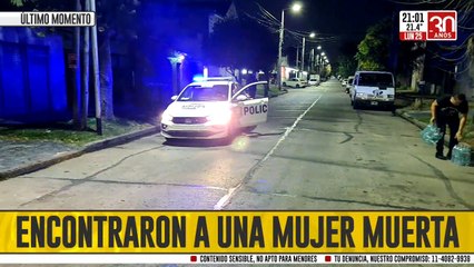 Encontraron a una mujer muerta en Adrogué