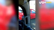 #VIDEO: Policías de Zumpango retan a golpes a camionero, ¡por una infracción!