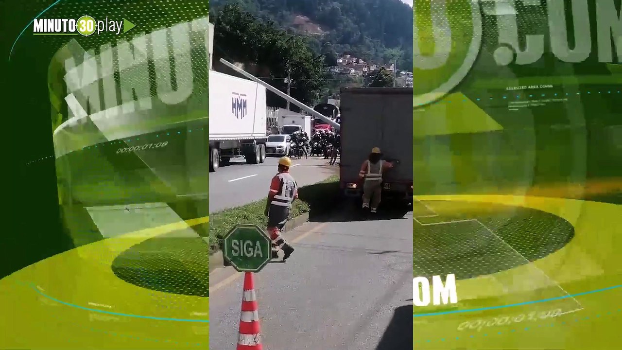 Variante caldas cerrada totalmente subiendo al...