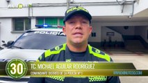La Policía Nacional en el nororiente de Medellín recuperó un vehículo que transportaba mercancía