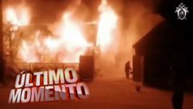 #INCREÍBLES IMÁGENES Incendio en residencia de ancianitos en Rusia