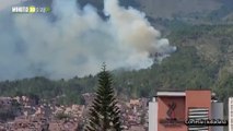 Son dos los incendios en Bello reportan otro en el Cerro Quitasol