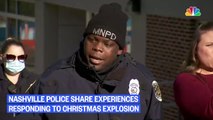 La policía de Nashville comparte la experiencia de la explosión en Navidad