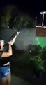 #VIDEO: Piden imputación para joven que realiza disparos al aire con escopeta