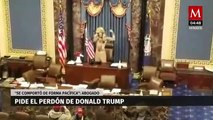 Hombre vestido de bisonte que irrumpió en #Capitolio pide ser perdonado por Donald Trump