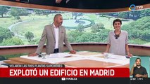 Conmoción en #Madrid por la explosión en un edificio