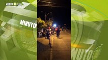 bloquearon la vía Medellín-Urabá, a la altura de Mutatá
