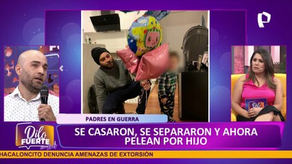 Prometieron estar juntos para toda la vida y ahora se enfrentan por su hijo