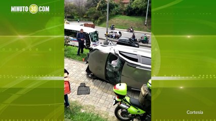 Accidente por el parque Juanes