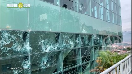 Así quedó la estación del metrocable