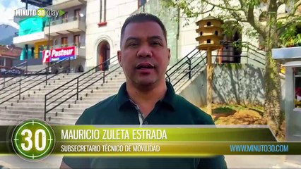 Ojo Nuevos cambios viales en el parque principal de San Antonio de Prado
