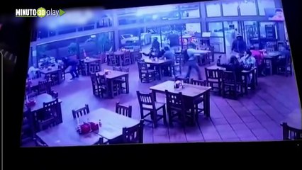 Robo en restaurante en la autopista Medellín-Bogotá, por Guarne
