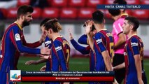 Cruce de insultos entre Piqué y Griezmann del Barcelona tras humillación del PSG