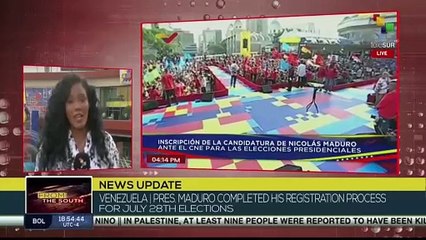 People from all over Venezuela gathered to show their support to the President