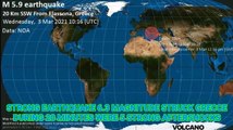 Sismo 6.3 sacude a Grecia - Al menos 5 fuerte sismos en menos de 20 minutos