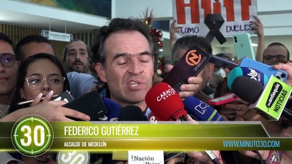 Fico Gutiérrez hizo un balance del estado actual del Hospital General de Medellín