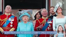 La Reina Isabel II se pronuncia ante la entrevista de Meghan Markle y el Principe Harry