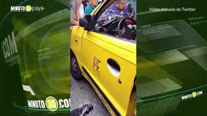 Así fue la captura del limpiavidrios que agredió a taxista en Bucaramanga