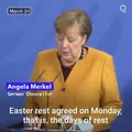 Angela Merkel se disculpa por el cierre de la Semana Santa: 