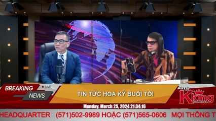 Tin Tức Hoa Kỳ Buổi Tối 25/03/2024 | Cập Nhật Nóng Hổi Mỗi Ngày 🇺🇸