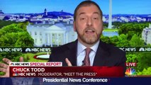 Chuck Todd desglosa la primera rueda de prensa de Biden