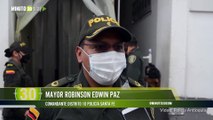Policía creó cabina para desinfectar a uniformados y ciudadanos en Santa Fe de Antioquia