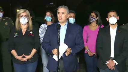28-05-2021 Presidente Duque ordenó un máximo despliegue de asistencia militar a la Policía en Cali