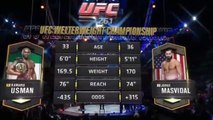 UFC 261: Jorge Masvidal vs Kamaru Usman PELEA COMPLETA   Knockout