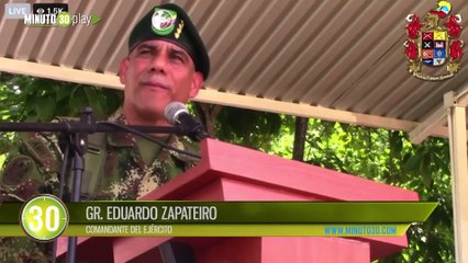 Zapateiro no va más  El comandante del Ejército anunció su salida de la Institución