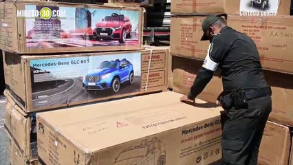 Incautación carritos de juguete