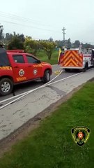 Fatal accidente dejó 2 personas calcinadas en Cundinamarca