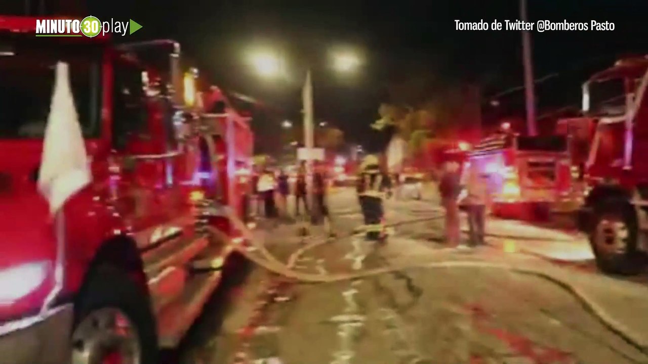 Cuatro heridos dejó dos fuertes explosiones en una embotelladora de gaseosas en Pasto