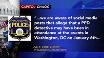Disturbios en el Capitolio: Detective de Filadelfia bajo investigación después de haber asistido a la manifestación de Trump en DC.