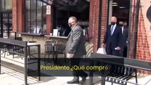 Captan a Joe Biden comprando tacos y enchiladas