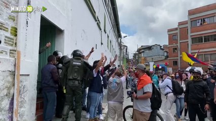 Intento de disturbios en Manizales