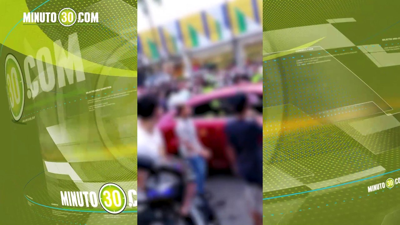 Aparatoso accidente en Niquía dejó a un motociclista herido