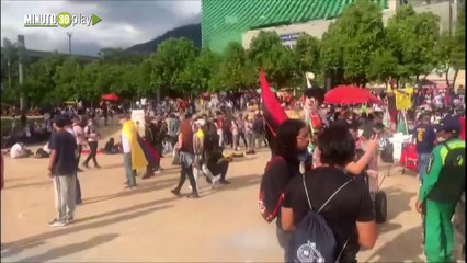 Así va la protesta pacífica en El Parque de los Deseos