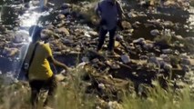 #VIDEO: Abandonan a niño en la frontera México-Estados Unidos  y grita desesperadamente