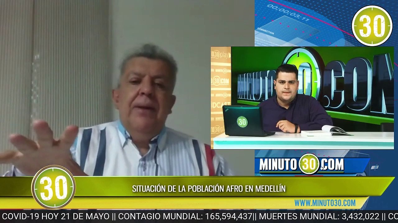 John Jaime Moncada habla con Minuto30 sobre la situación de la población Afro en Medellín