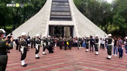 En Medellín despidieron al patrullero que fue hallado sin vida en Cali